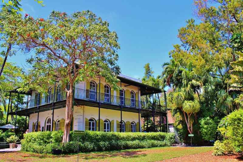 The Ernest Hemingway Home and Museum in Key West, Florida