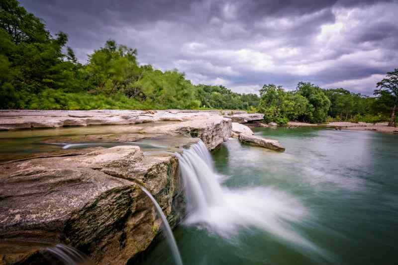 Upper Falls in McKinney Falls State Park