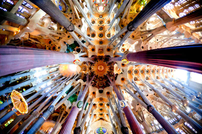 Sagrada Familia in Barcelona, Spain