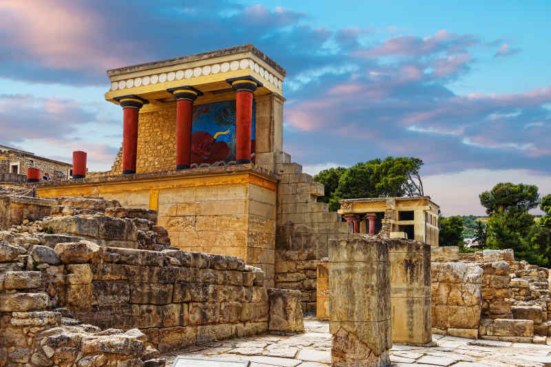 Temple of Knossos, Crete, Greece