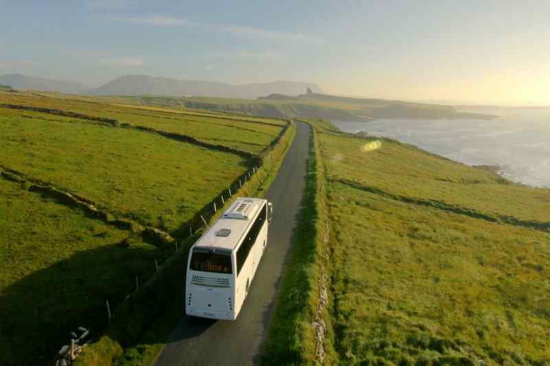 Bus tour of Ireland