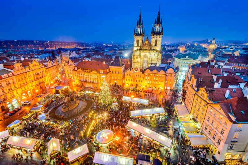 Old Town Square Christmas Market Prague