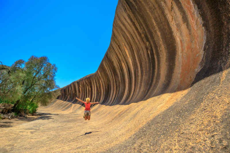 Wave Rock in Australia