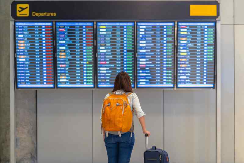 Person at airport