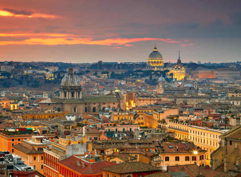 View of Rome, Janiculum Hill