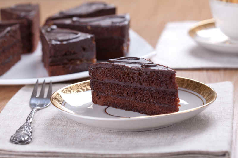 Sachertorte, chocolate cake, a delicious Austrian dessert