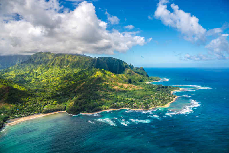 View of Napali Coast on Kauai Island – Day Trip from Honolulu