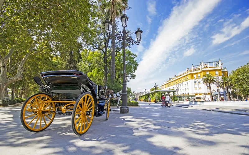 Horse carriage in Seville