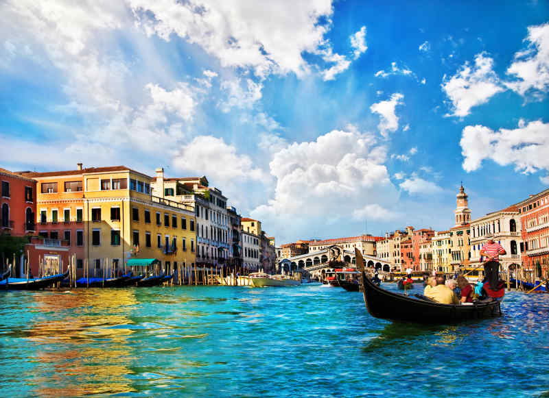 Gondola Rides in Venice, Italy