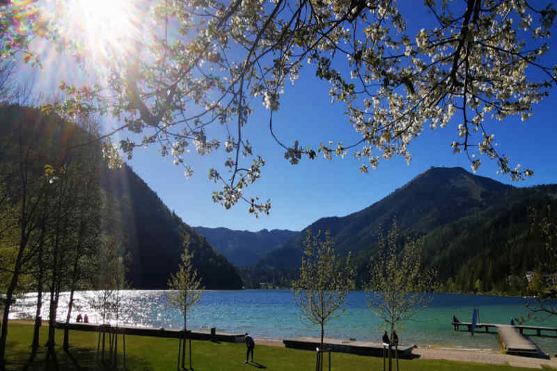 Erlaufsee Lake Beach in Austria