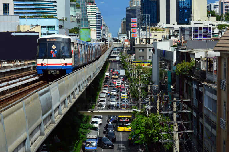 BTS Skytrain in Bangkok