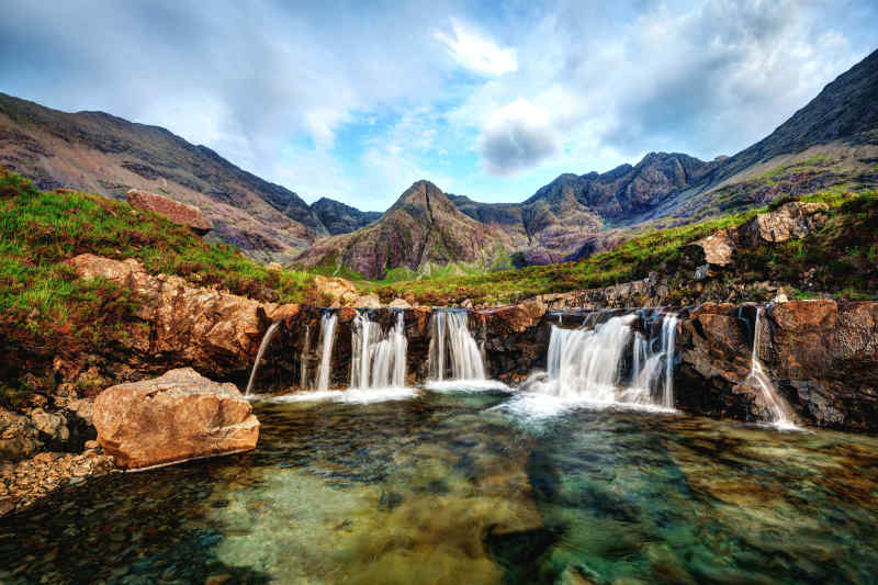 Fairy Pools on Isle of Skye, Scotland