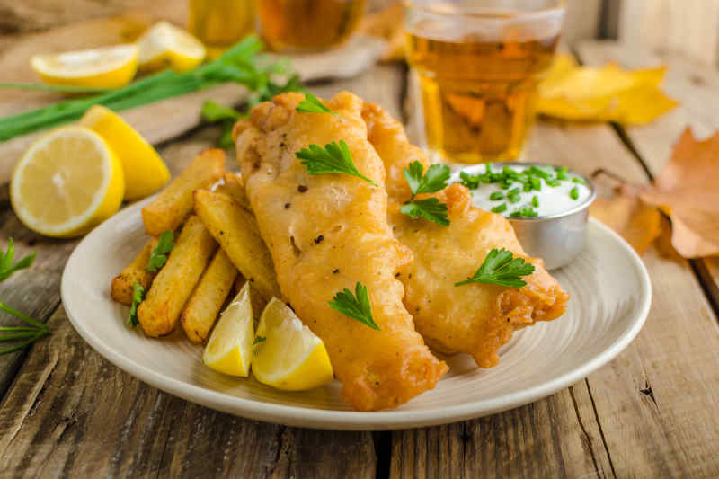 Fish n' Chips in London, England