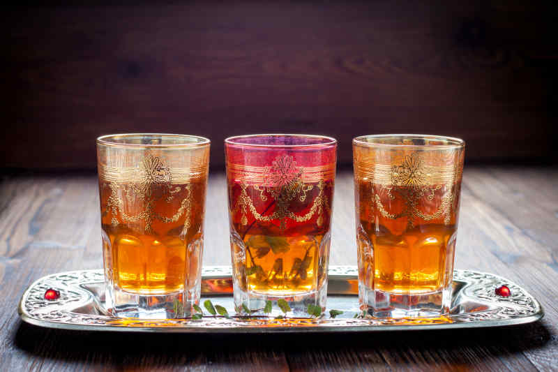 Moroccan mint tea