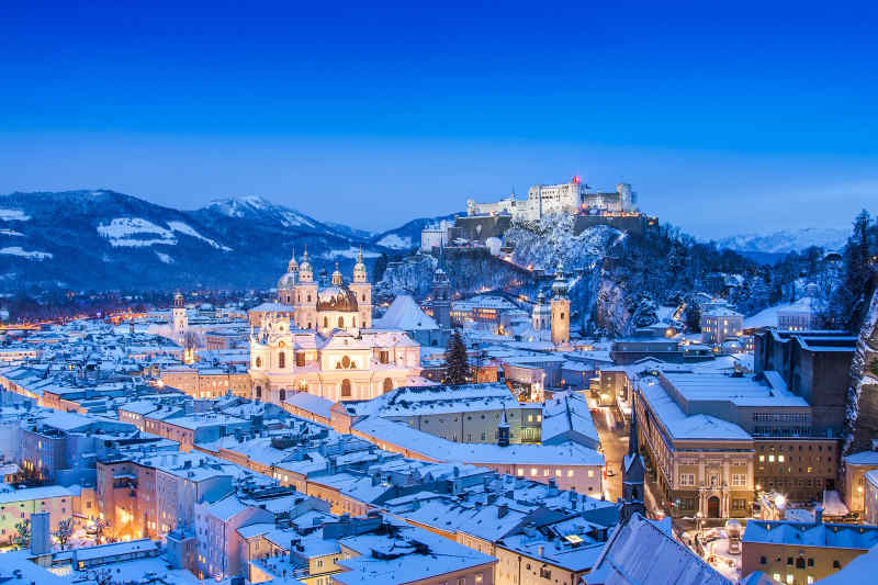 Salzburg in winter