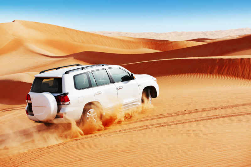 Dune bashing