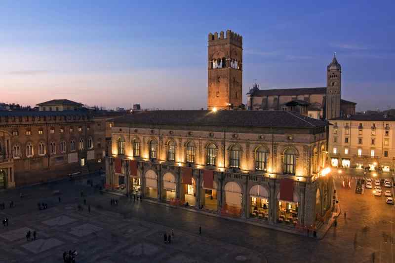 Piazza Maggiore in Bologna