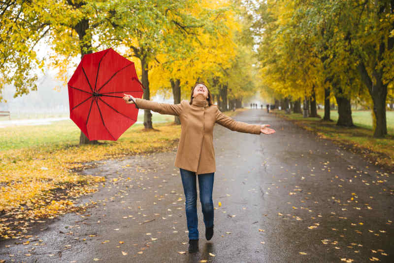 Rainy day woman