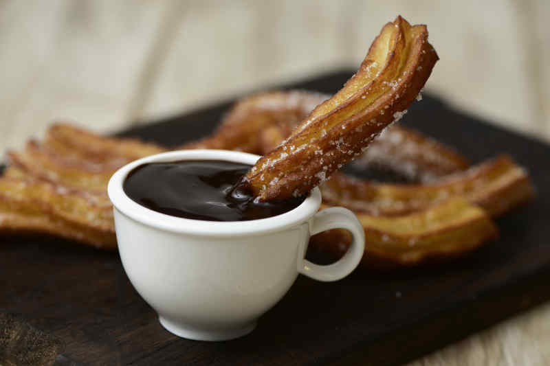 Churros con Chocolate