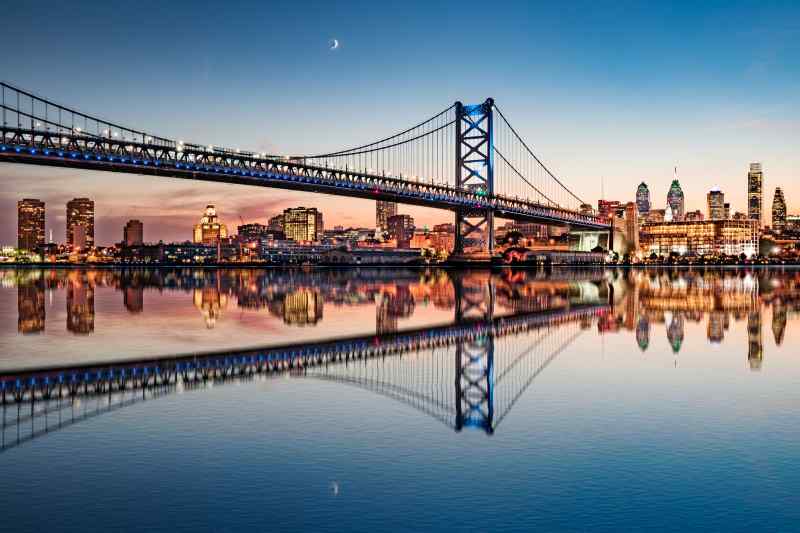 Benjamin Franklin Bridge, Philadelphia