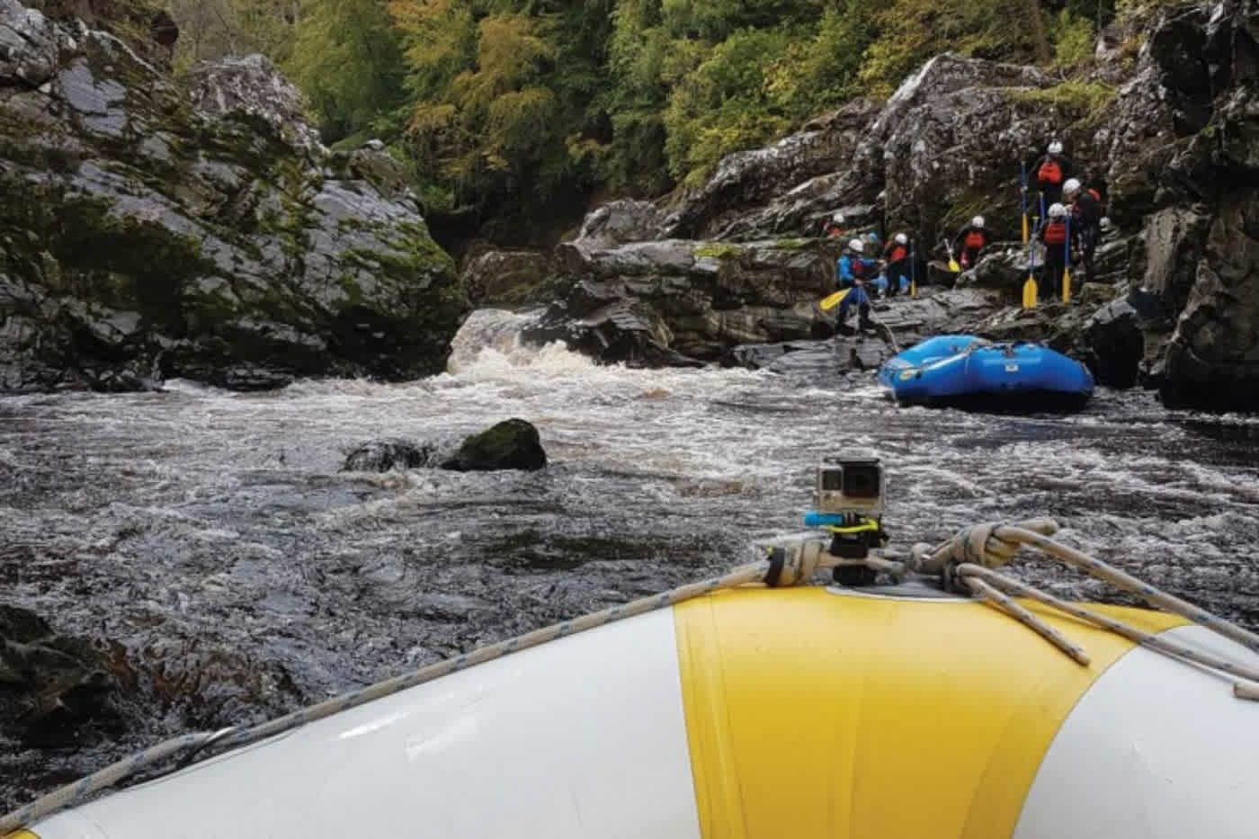 Rafting in Scottish Highlands