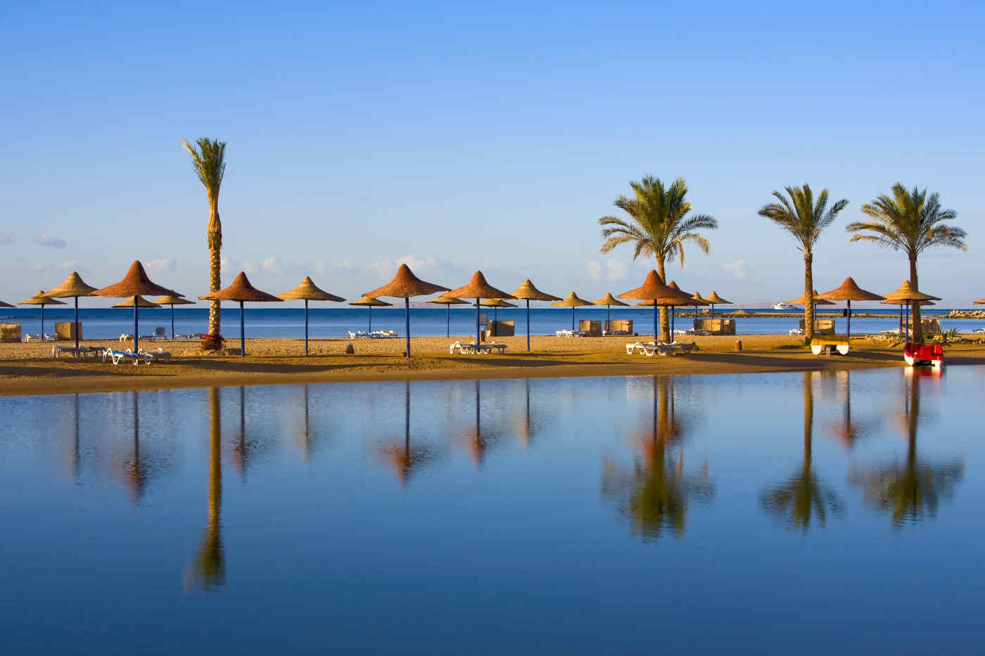 Beach in Sharm El Sheikh, Egypt