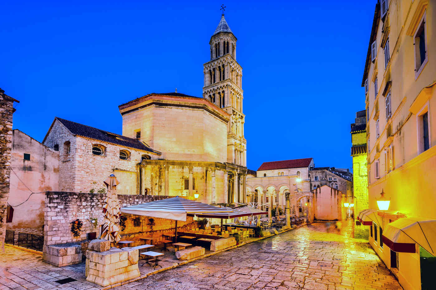 Diocletian's Palace in Split, Croatia