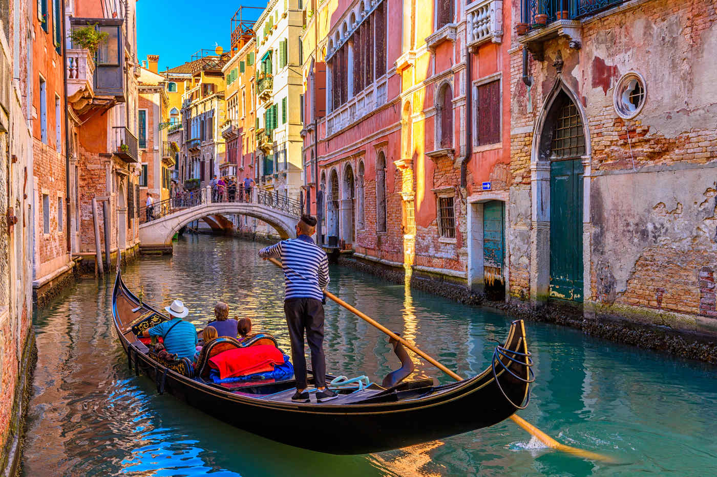Gondolas in Venice