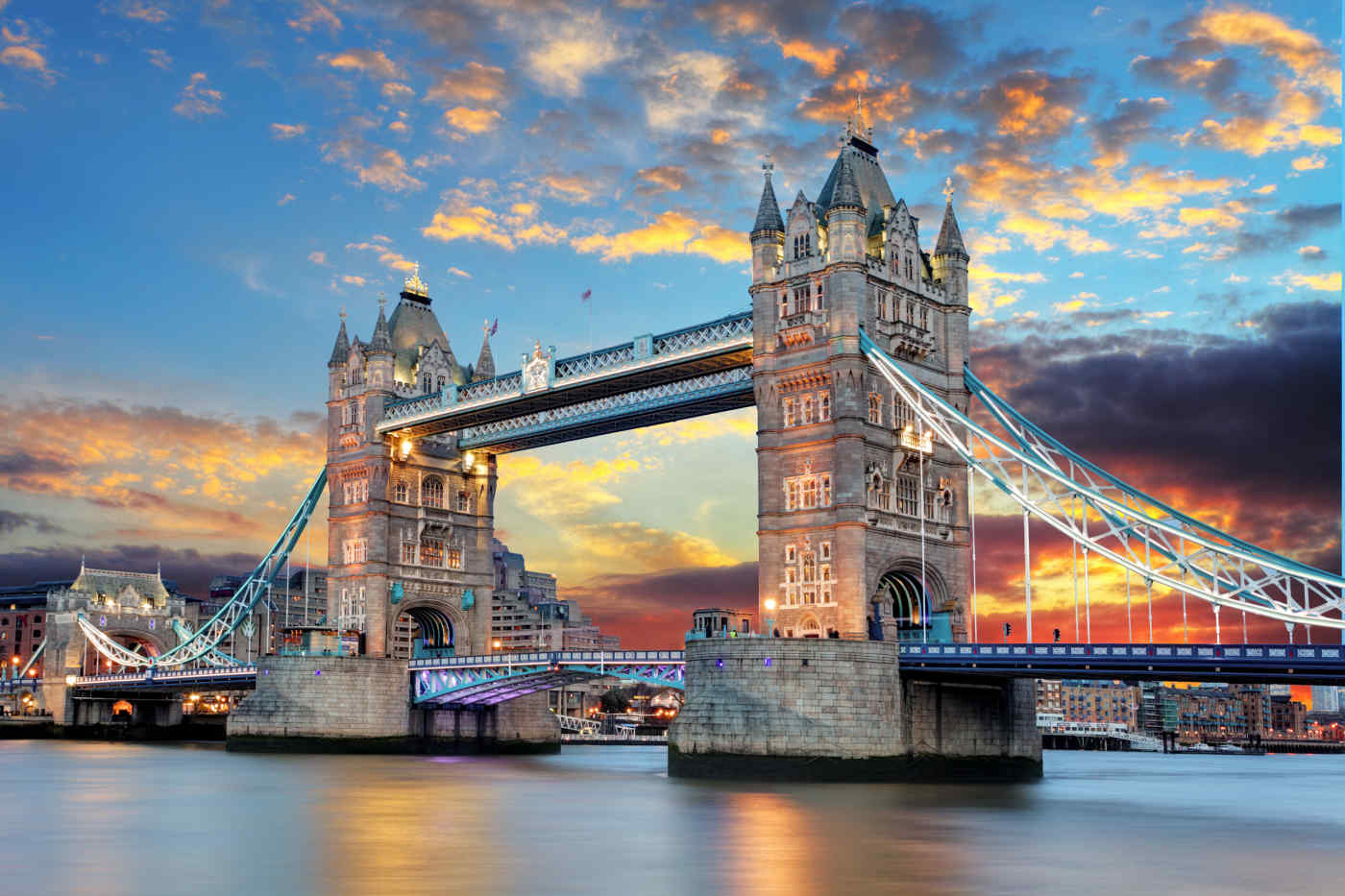 Tower Bridge in London, England