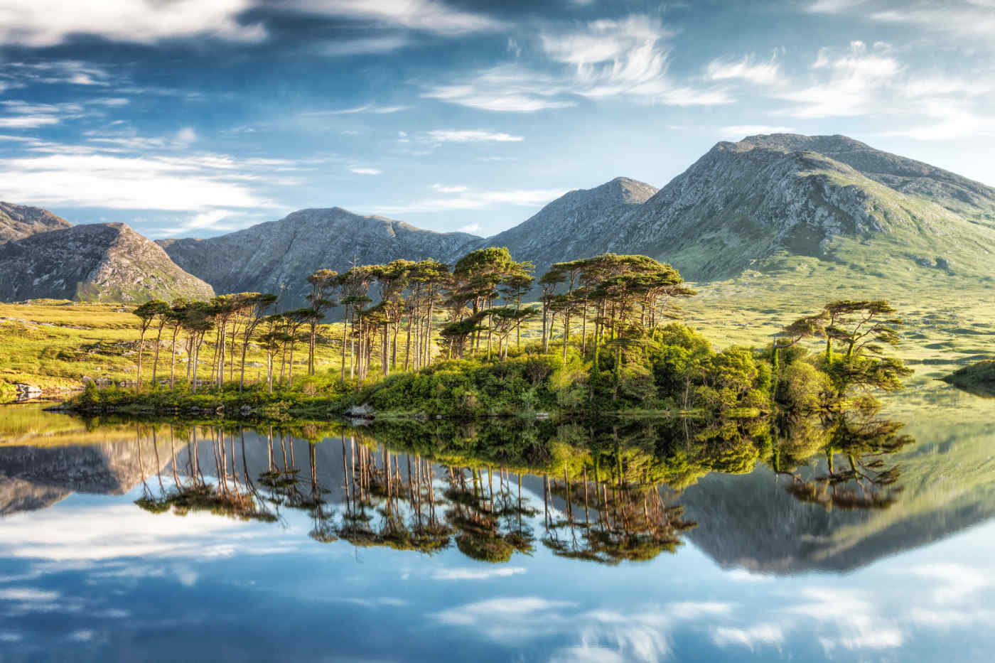 Derryclare Lough in Connemara, Ireland