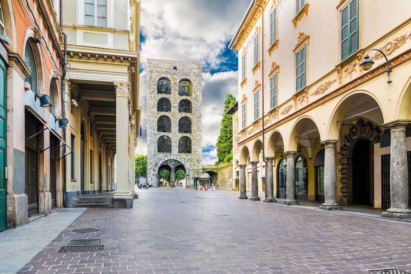 Como city historic centre, Lake Como, Italy