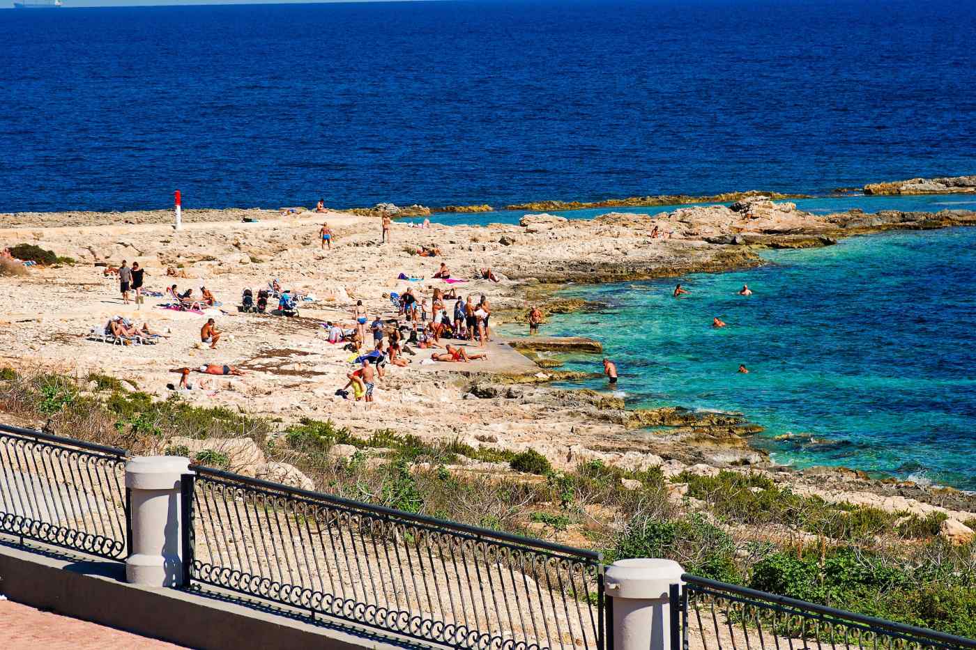 Qawra Point Beach, Malta