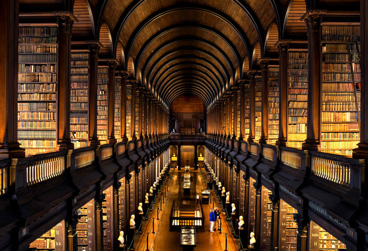 Trinity College Library in Dublin, Ireland