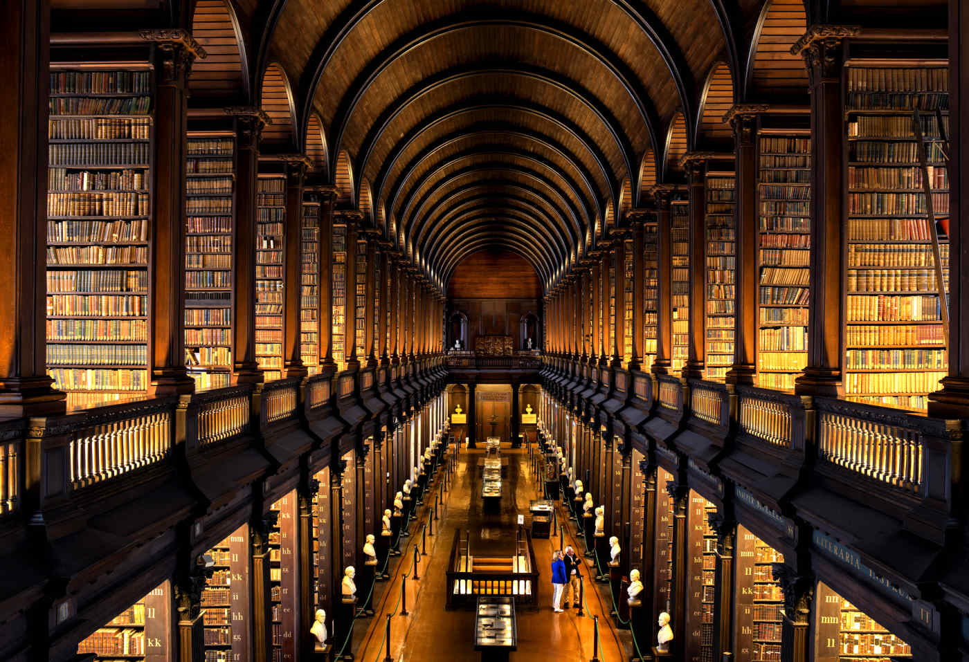 Trinity College Library in Dublin, Ireland