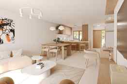 PRIMELIFE Carvoeiro - Other angle of the living room showcasing the openspace connecting the living room to the kitchen
