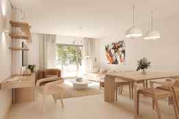 PRIMELIFE Carvoeiro - Image of the living room with a large window and a TV