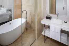 Bathroom with indoor bath