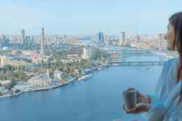 Hilton Grand Nile Tower - View from Guest Room