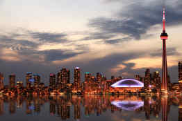 CN Tower and cityscape