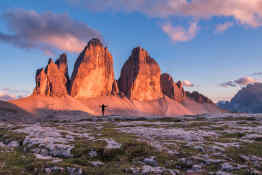 Tre Cime di Lavaredo in the Dolomites