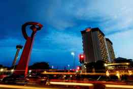 Exterior of Hotel at Night