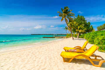Maldives • Chairs on Beach