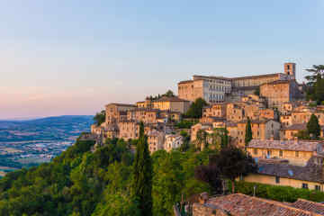 Todi, a tranquil hilltop town in Umbria