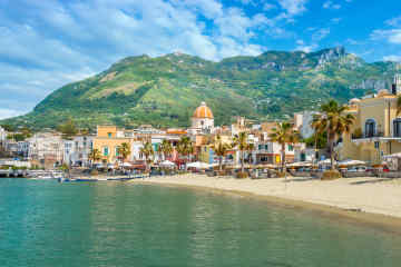 Forio village, Ischia island, Italy