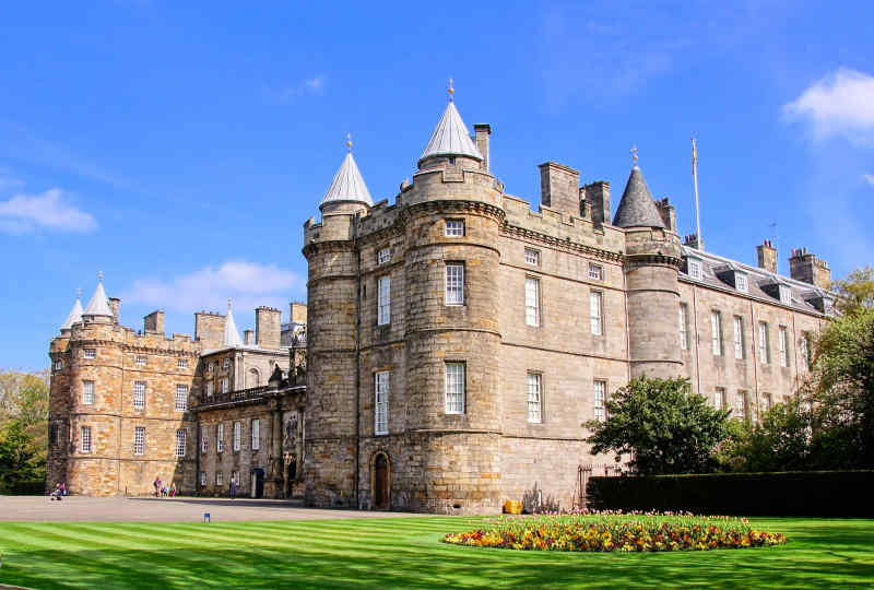 Holyrood Palace in Edinburgh, Scotland