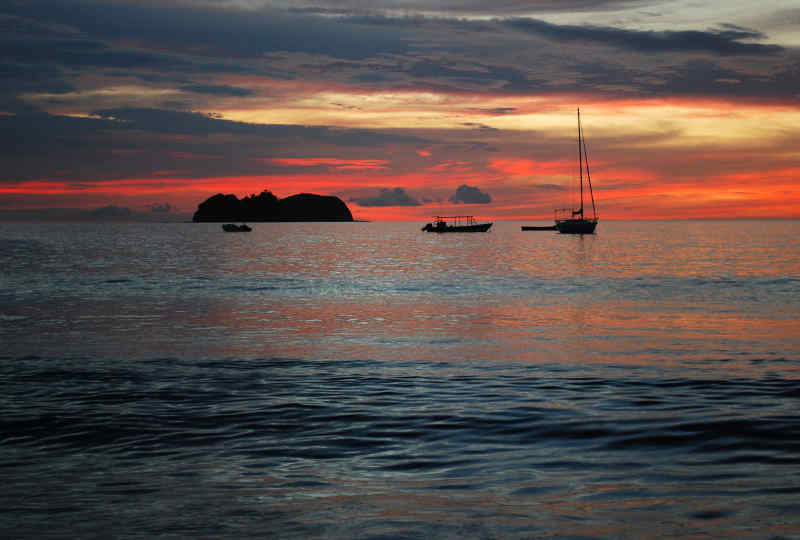 Sunset at Papagayo Gulf