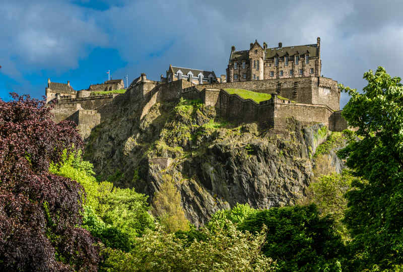 Edinburgh Castle in Edinburgh, Scotland