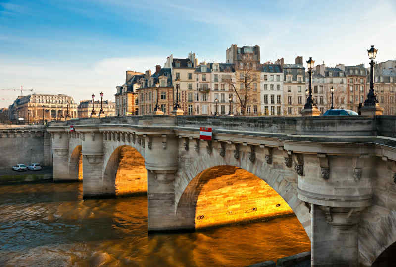 Pont Neuf, the oldest standing bridge across the river Seine