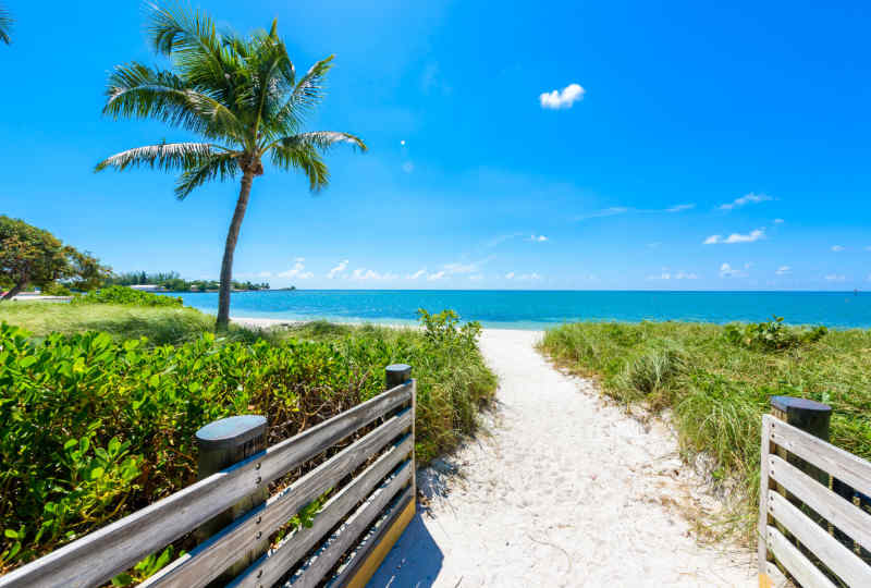 Sombrero Beach in Marathon, Florida