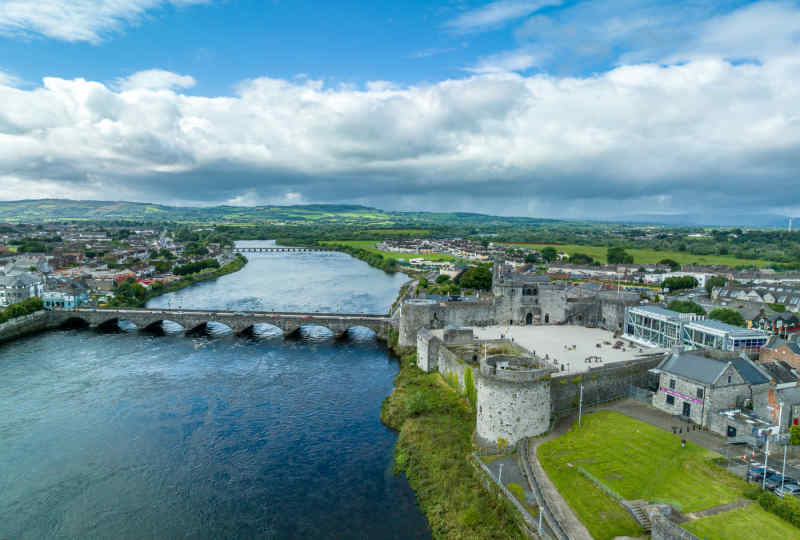 Limerick city and King John's Castle